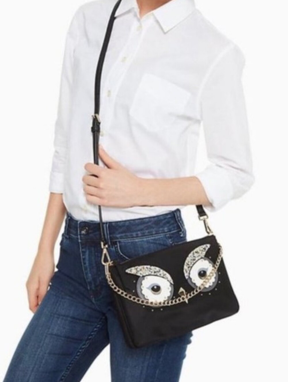 Kate‎ Spade Madelyne Owl Star Bright Crossbody Bag